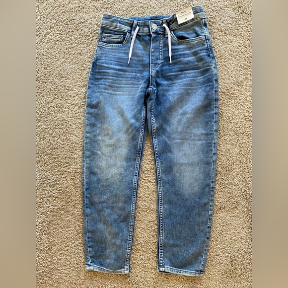 H&M Boys Relaxed Adjustable Waist Light Wash Blue Jeans Size 10 - Picture 2 of 6